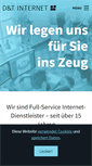 Mobile Screenshot of dt-internet.de